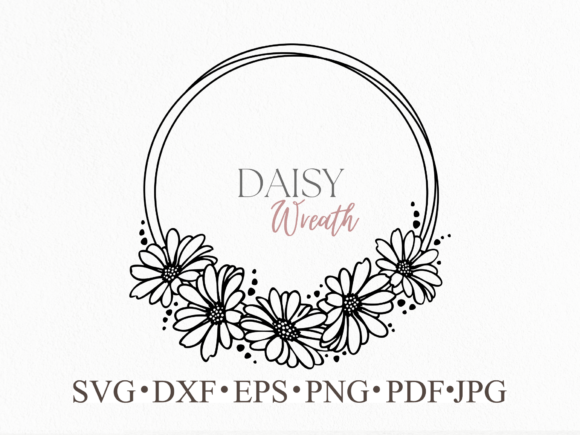 Infuse Your Projects with the Beauty of Hand Drawn Floral Wreath Svg