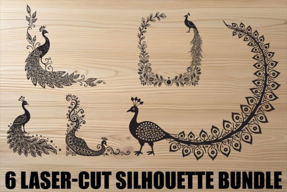 Peacock Laser-Cut Silhouette Bundle: A Designer's Guide to Elegance
