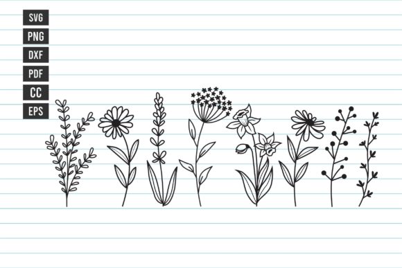 Wildflower SVG Cut Files: A Designer's Botanical Toolkit